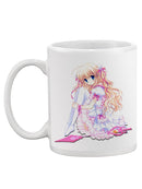 Girl Wearing Pink Mug -SPIdeals Designs