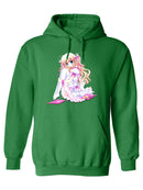 Girl Wearing Pink Hoodie -SPIdeals Designs