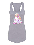 Girl Wearing Pink T-shirt -SPIdeals Designs