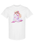 Girl Wearing Pink T-shirt -SPIdeals Designs