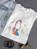 Unicorn Farting Rainbow T-shirt -SPIdeals Designs