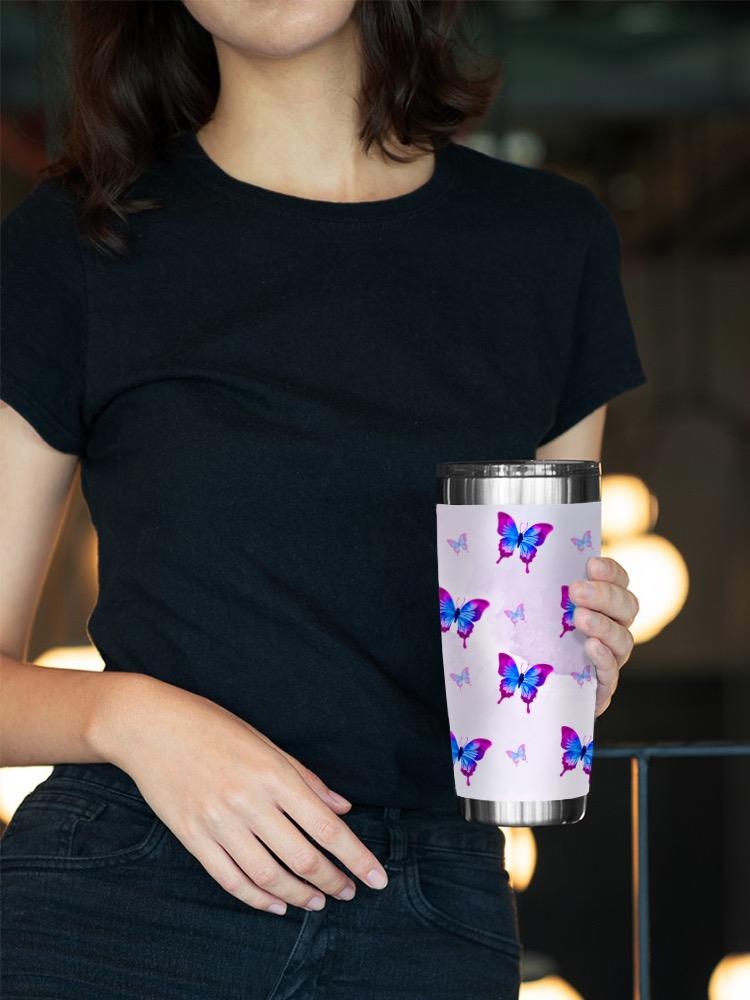 A Colofrul Butterfly Tumbler -SPIdeals Designs