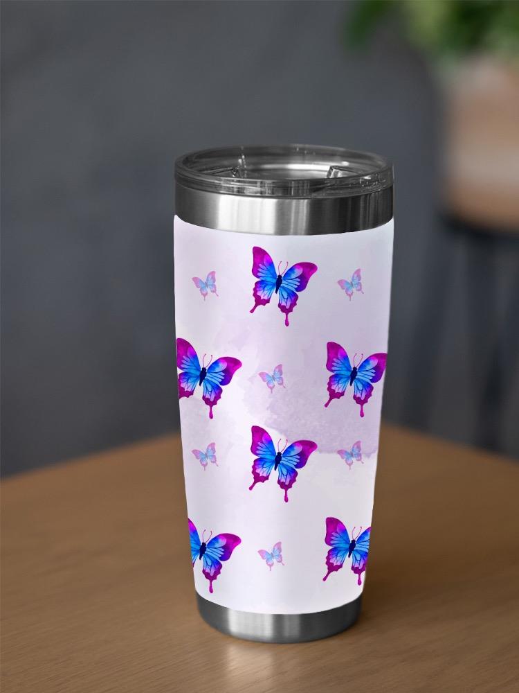 A Colofrul Butterfly Tumbler -SPIdeals Designs