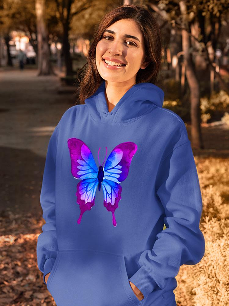 Butterfly Purple Hoodie -SPIdeals Designs