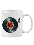 Retro Music Vinyl Mug -SPIdeals Designs