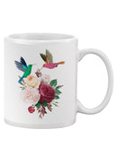 Hummingbirds With Flowers Mug -SPIdeals Designs