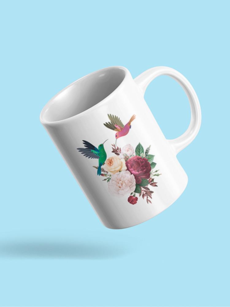 Hummingbirds With Flowers Mug -SPIdeals Designs