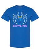 Bowling Neon T-shirt -SPIdeals Designs