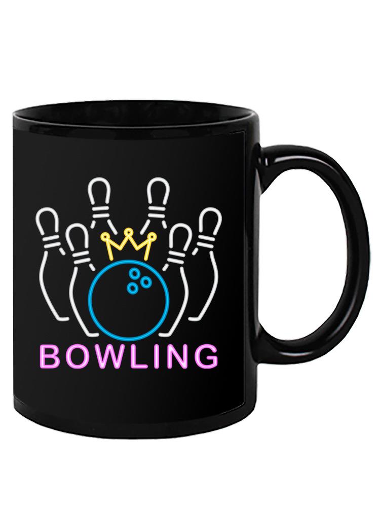 Bowling Neon Mug -SPIdeals Designs