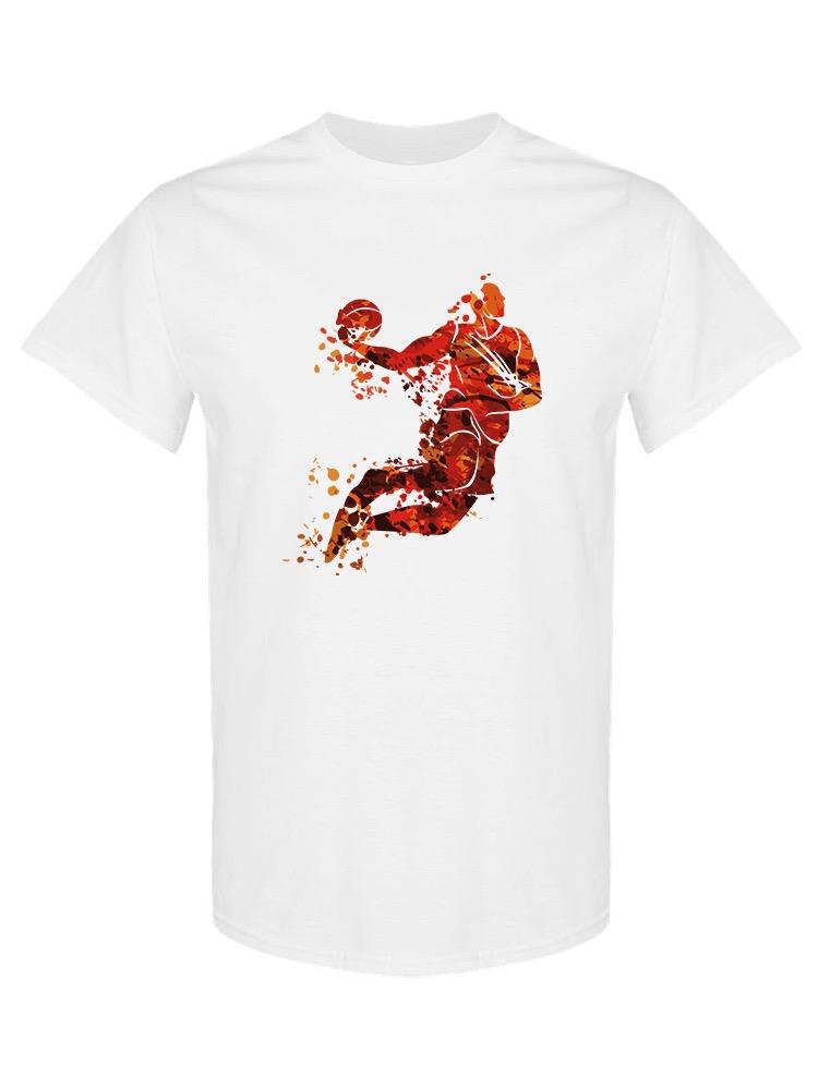 Basketball Plater Watercolor T-shirt -SPIdeals Designs
