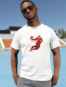 Basketball Plater Watercolor T-shirt -SPIdeals Designs