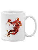 Basketball Plater Watercolor Mug -SPIdeals Designs
