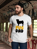 Pug Dad T-shirt -SPIdeals Designs