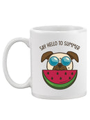 Say Hello To Summer Pug Mug -SPIdeals Designs
