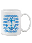 Blue Anchor Mug -SPIdeals Designs