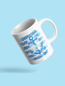 Blue Anchor Mug -SPIdeals Designs