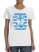Blue Anchor T-shirt -SPIdeals Designs