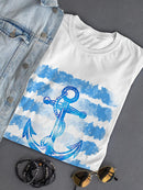 Blue Anchor T-shirt -SPIdeals Designs