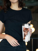 Kitty In Hole Of Paper Tumbler -SPIdeals Designs
