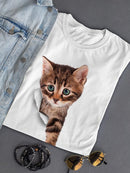 Kitten Through The Hole T-shirt -SPIdeals Designs