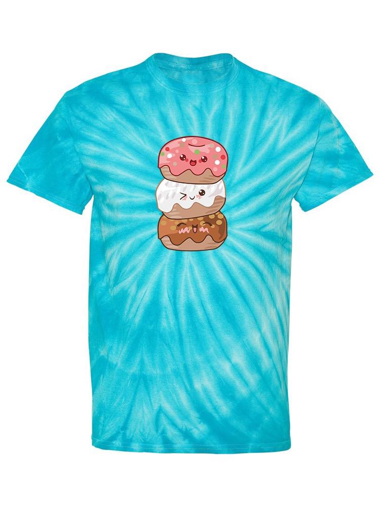 Tower Of Donuts Tie Dye Tee -SPIdeals Designs