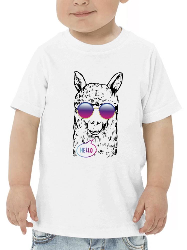 Hello Llama T-shirt -SPIdeals Designs