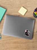 French Bulldog With Flower Sticker -SPIdeals Designs