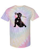 French Bulldog With Flower Tie Dye Tee -SPIdeals Designs