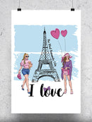 Love Paris Wall Art -SPIdeals Designs