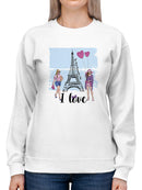 Love Paris Sweatshirt -SPIdeals Designs