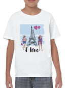 Love Paris T-shirt -SPIdeals Designs