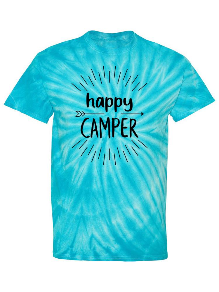 Happy Camper Tie Dye Tee -SPIdeals Designs