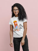 Woman And Kitten Best Friends T-shirt -SPIdeals Designs
