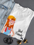 Woman And Kitten Best Friends T-shirt -SPIdeals Designs