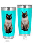 Cute Kitten Sitting Tumbler -SPIdeals Designs