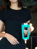 Cute Kitten Sitting Tumbler -SPIdeals Designs