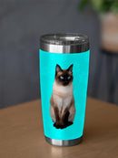 Cute Kitten Sitting Tumbler -SPIdeals Designs