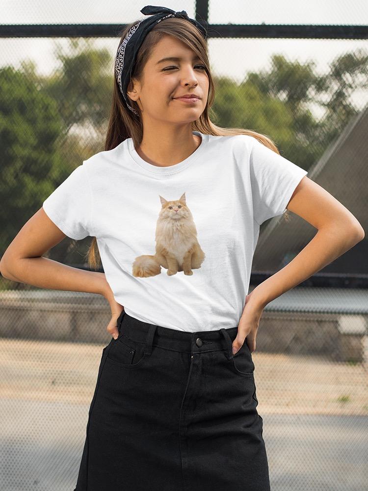 Sitting Kitten T-shirt -SPIdeals Designs