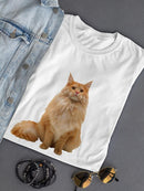 Sitting Kitten T-shirt -SPIdeals Designs