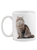 Cute Sitting Kitten. Mug -SPIdeals Designs