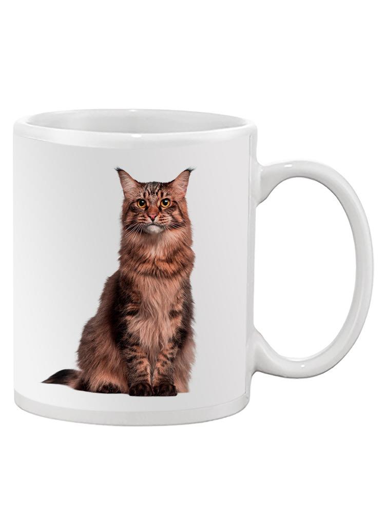 Cute Kitten Sits Mug -SPIdeals Designs