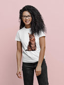 Cute Kitten Sits T-shirt -SPIdeals Designs