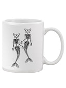 Cat Mermaid Skeletons Mug -SPIdeals Designs
