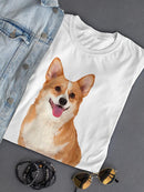 Cute Corgi Dog Sitting T-shirt -SPIdeals Designs
