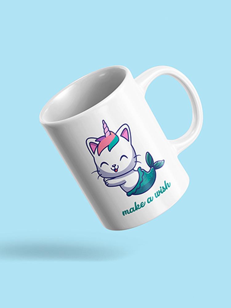 Wish Cat Unicorn Mermaid Mug -SPIdeals Designs