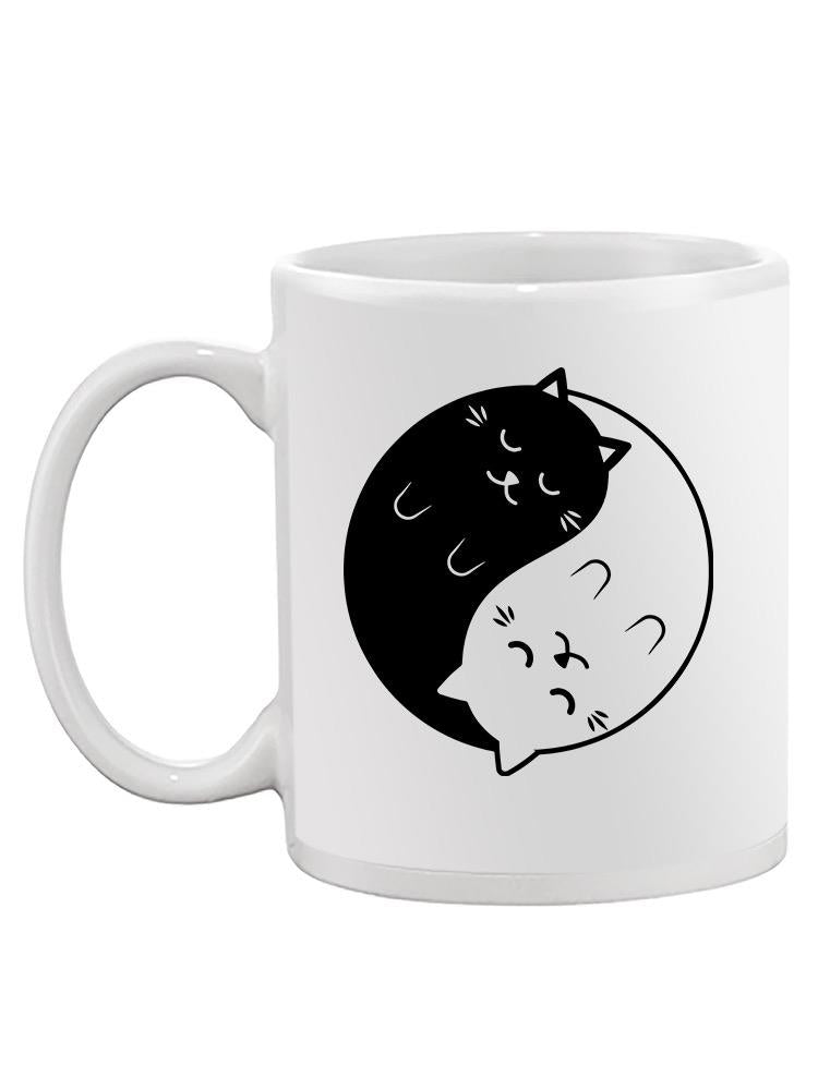 Ying Yang Cats Mug -SPIdeals Designs