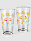 Corgi Stickers Pint Glass -SPIdeals Designs