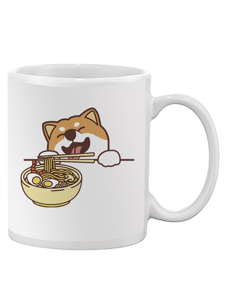 Corgi Dog And Ramen Bowl Mug -SPIdeals Designs