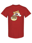 Corgi Dog And Ramen Bowl Racerback Tank -SPIdeals Designs