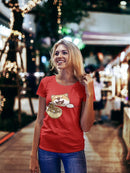 Corgi Dog And Ramen Bowl Racerback Tank -SPIdeals Designs